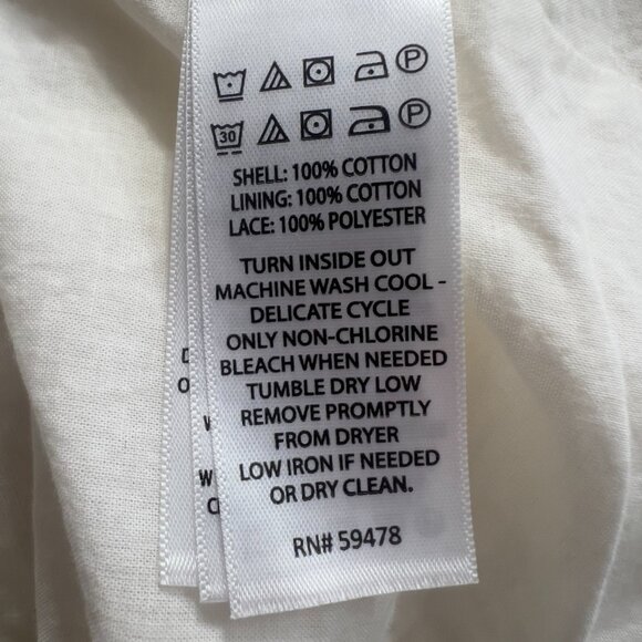 Jason Wu Girls Cream Eyelet Lace Tiered Dress + Matching Mini Tote – 4T NWT - Picture 8 of 8